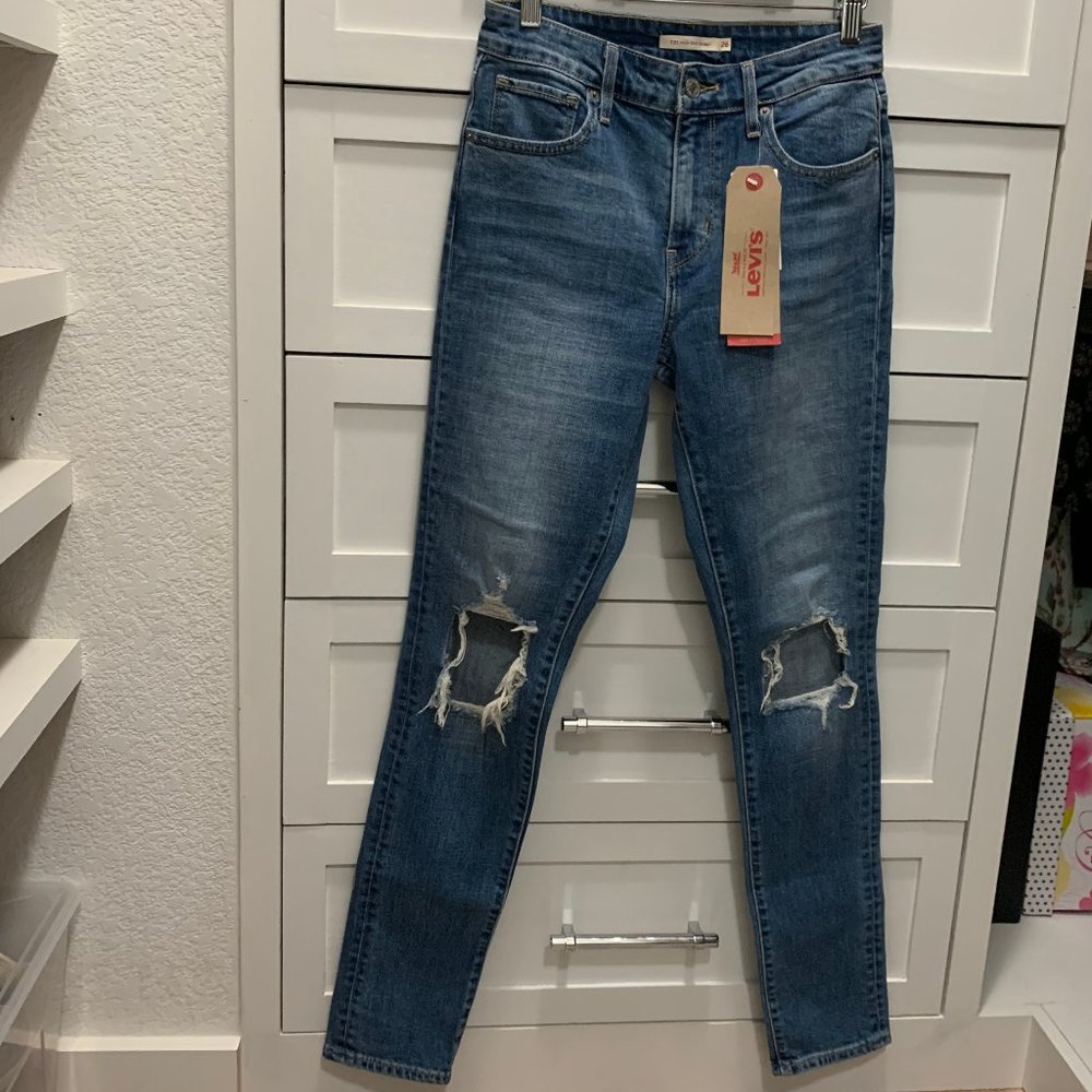 Levi's 721 High Rise Skinny Jeans 26 x 30 NWT